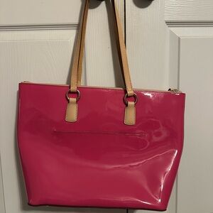 Dooney Patent Wren Tote